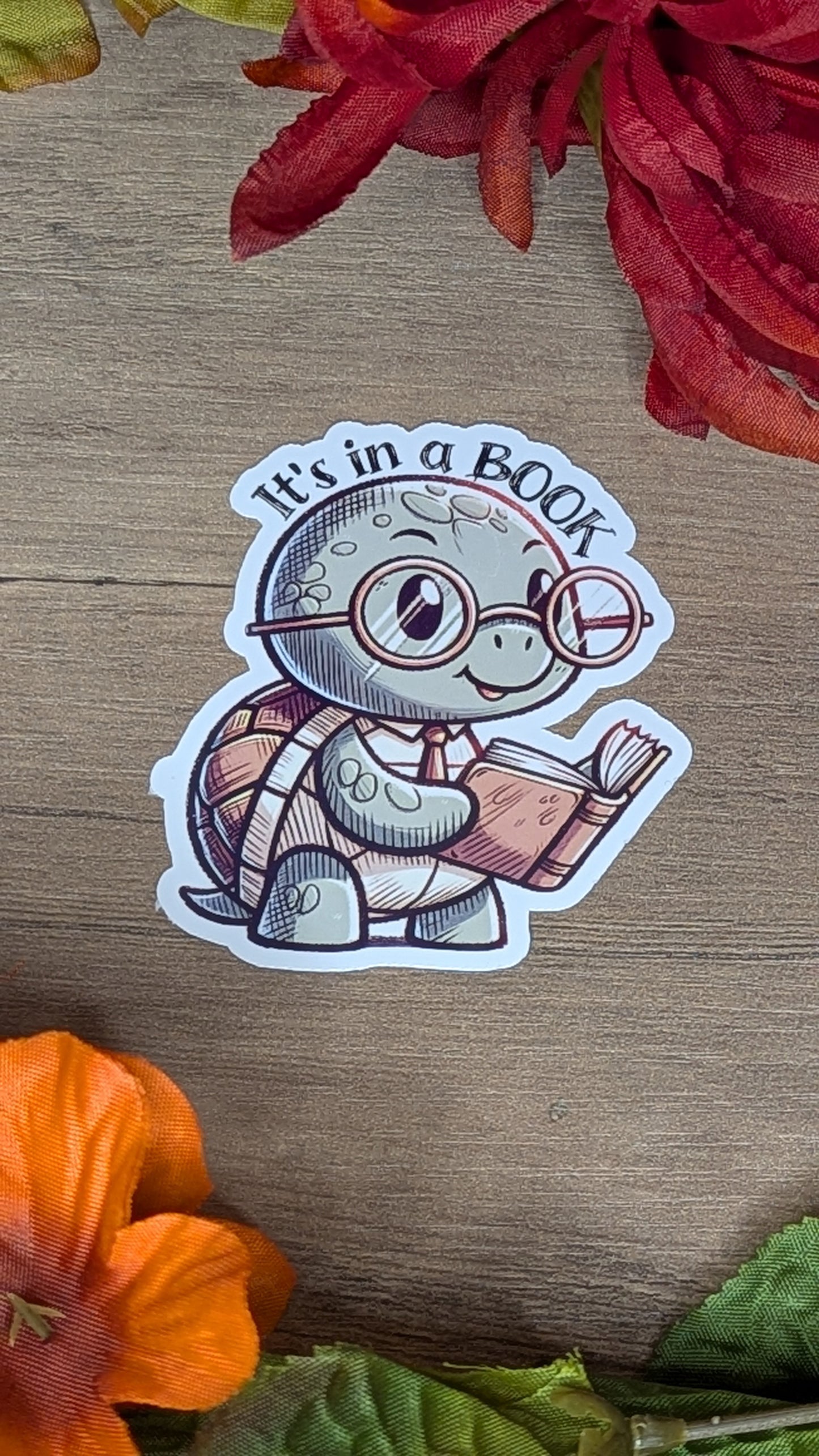 It's in a Book Vinyl Sticker