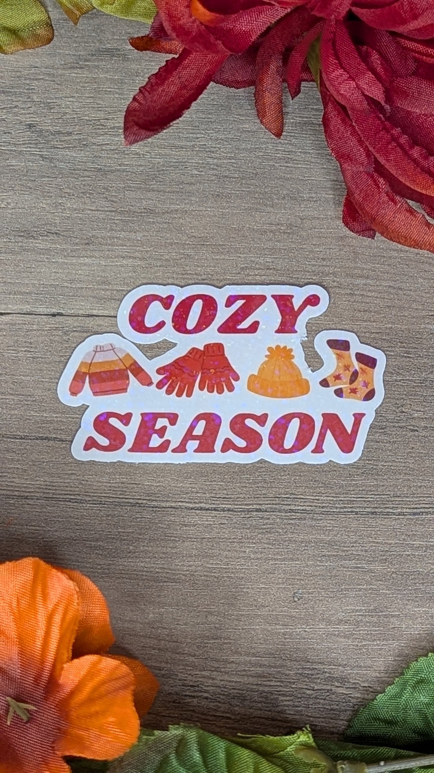 Cozy Season Vinyl Sticker