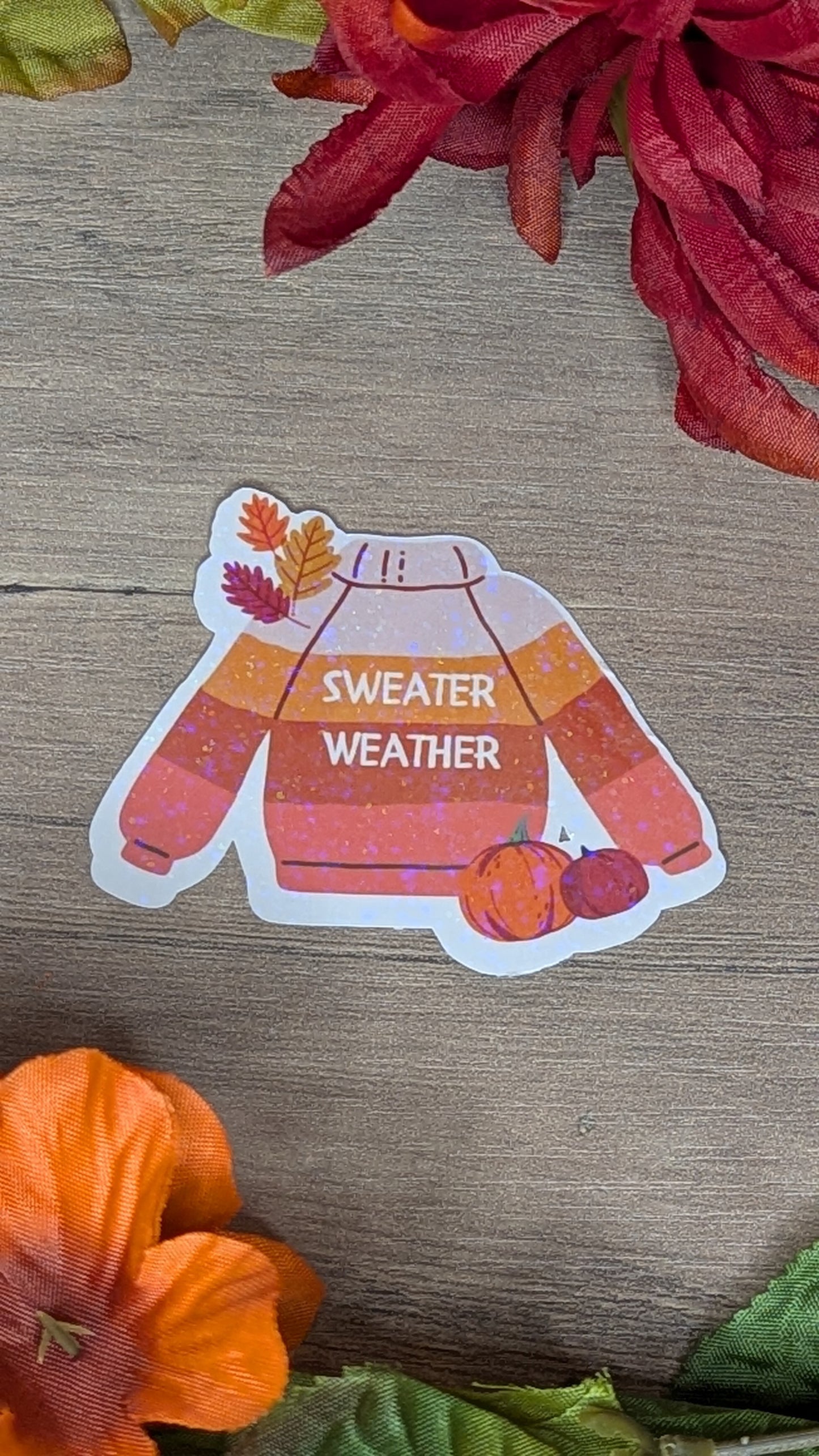 Sweater Weather Vinyl Sticker