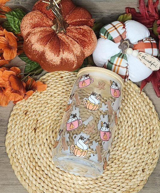 Pumpkin Spice 16oz. Glass Jar