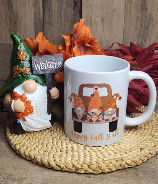Happy Fall Ya'll Coffee Mug