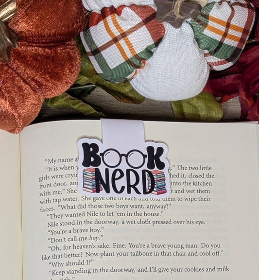 Book Nerd Magnetic Bookmark