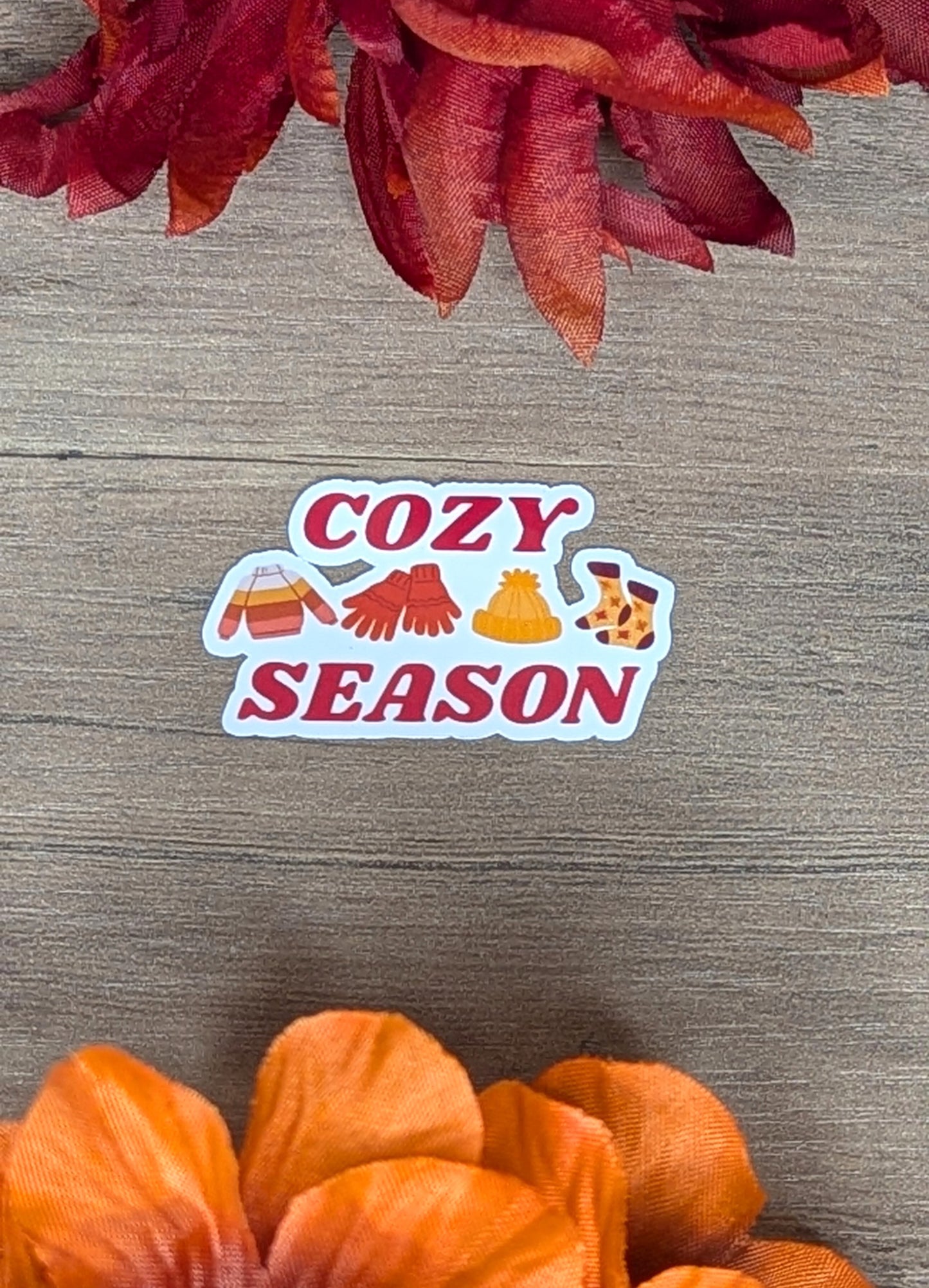 Cozy Season Vinyl Sticker