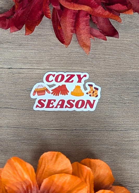 Cozy Season Vinyl Sticker