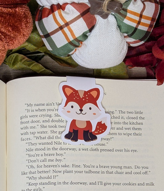 Red Fox Magnetic Bookmark