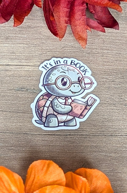 It's in a Book Vinyl Sticker