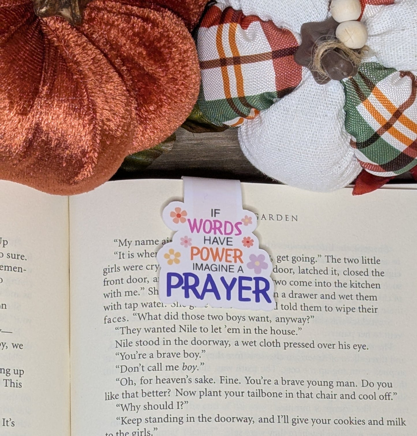If Words Have Power Imagine a Prayer Magnetic Bookmark