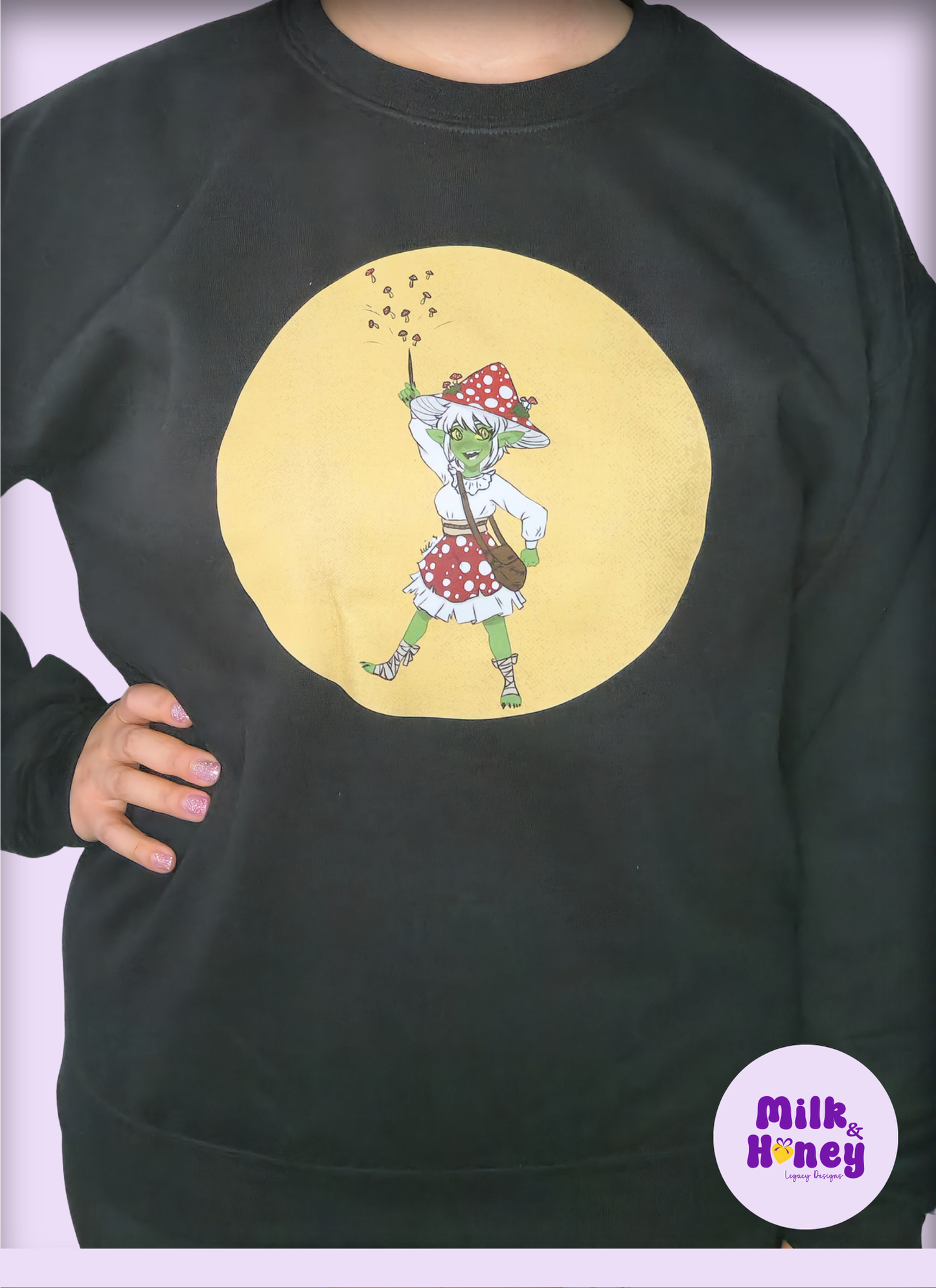 Original Designed Mushroom Goblin Sweatshirt