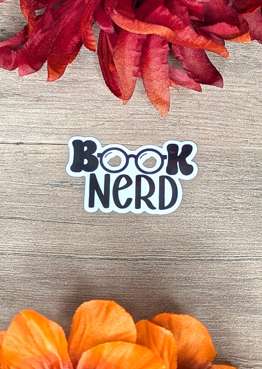Book Nerd Vinyl Sticker